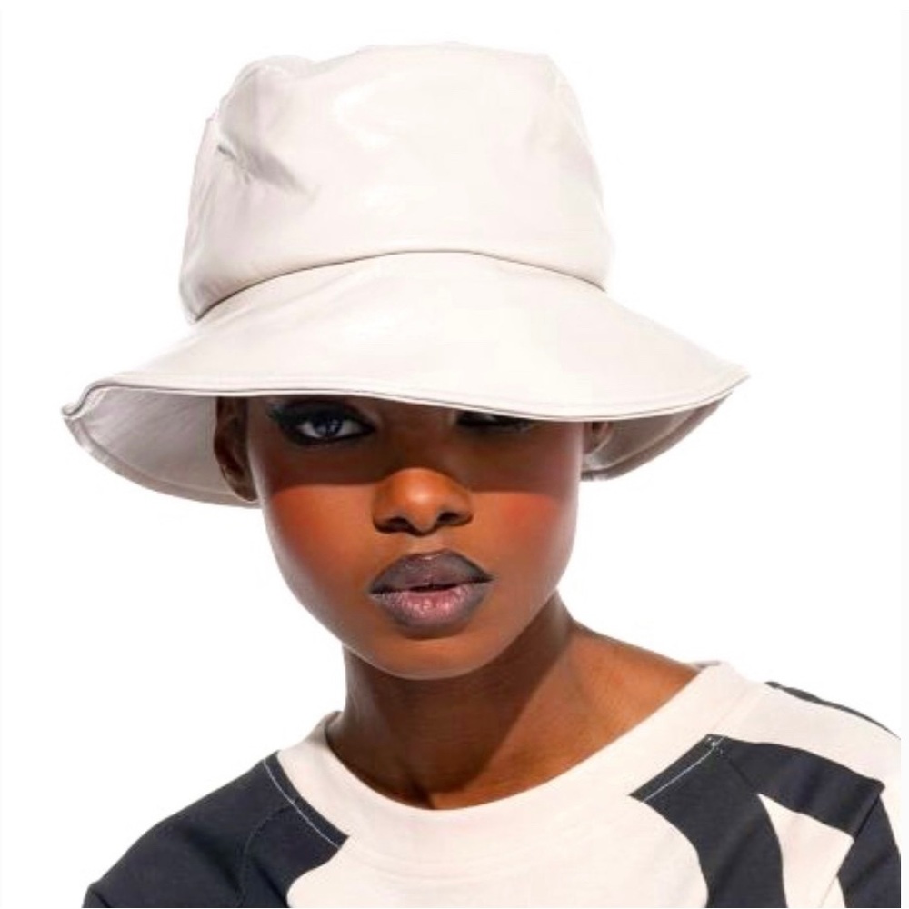 Vegan Leather Bucket Hat/ Callie Lives / Custom